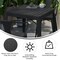 Flash Furniture Black Patio Table with Poly Resin Slatted Top SB-T11T-BK-GG - alternate 9